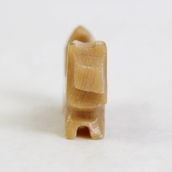 Hand Carved Onyx Spaniel Dog Figurine 1 Inch