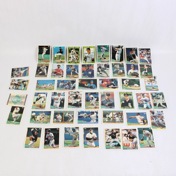 Lot of 46 Topps Baseball Cards 1994 Smith Walker Biggio Sanders Smith