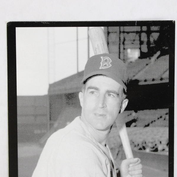 Memorial Postcard of Red Sox Johnny Pesky