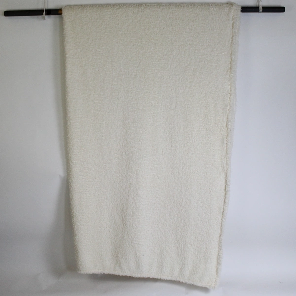 Mainstays Ivory Fuzzy King Size Bed Blanket 90" x 90"