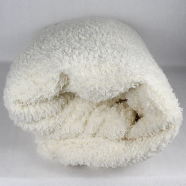 Mainstays Ivory Fuzzy King Size Bed Blanket 90" x 90"