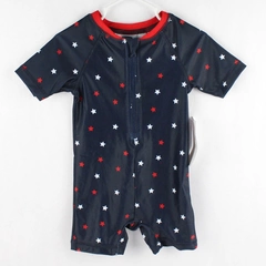 Old Navy Boys Navy Blue W/ Stars Swim Wear 12-18M W/ Tags