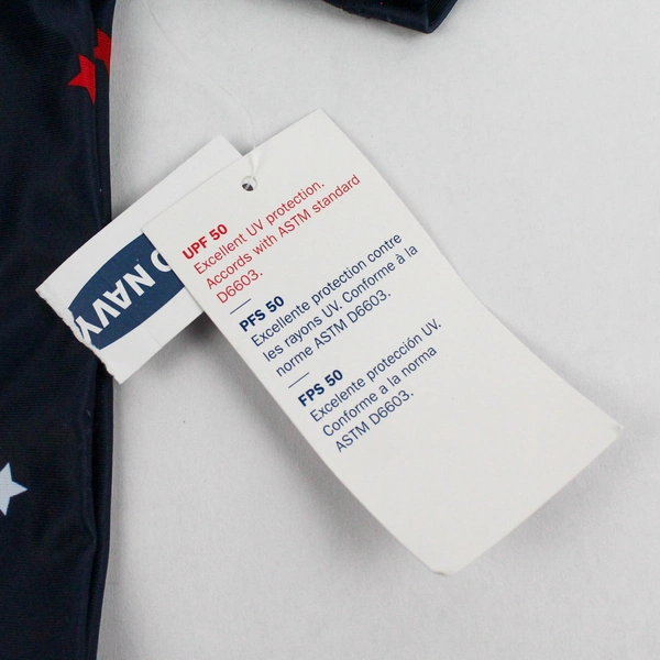 Old Navy Boys Navy Blue W/ Stars Swim Wear 12-18M W/ Tags