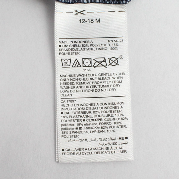 Old Navy Boys Navy Blue W/ Stars Swim Wear 12-18M W/ Tags