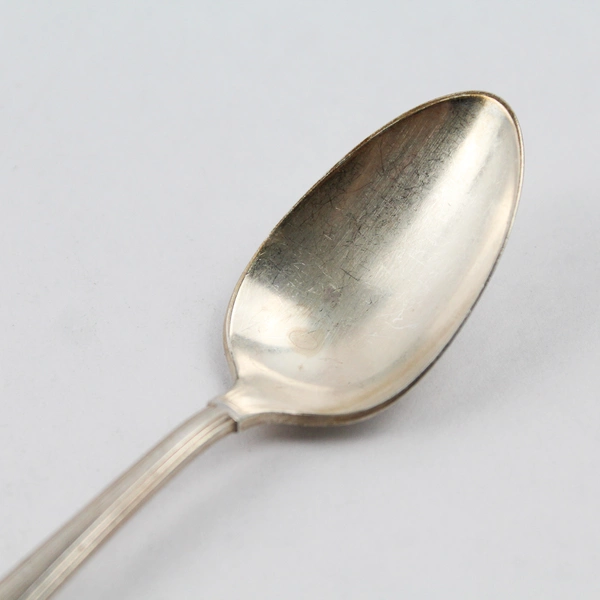 Lot of Five 1835 R. Wallace Mode Silverplated Teaspoons