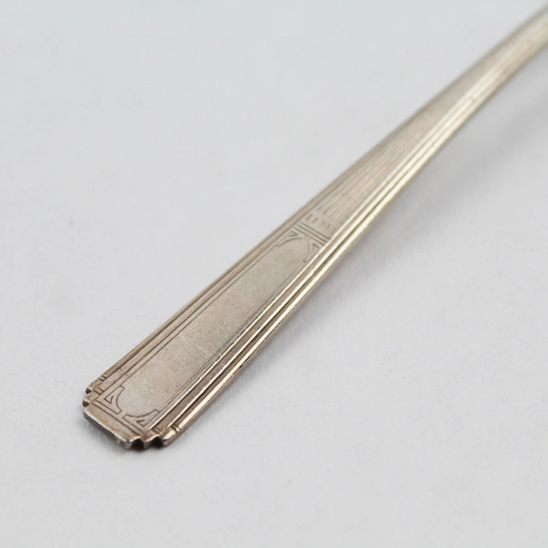 Lot of Five 1835 R. Wallace Mode Silverplated Teaspoons