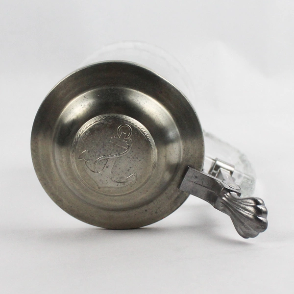 German Beer Stein with Pewter Lid by ALWE Old Spice America's Cup 