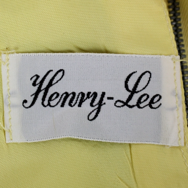 Vintage 60s Henry Lee Yellow Mid-Length Dress Women's Medium - Classic Charm
