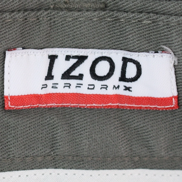 Izod PerformX Gray-Green Cotton Chino Pants Men's 36x30 - Good Condition