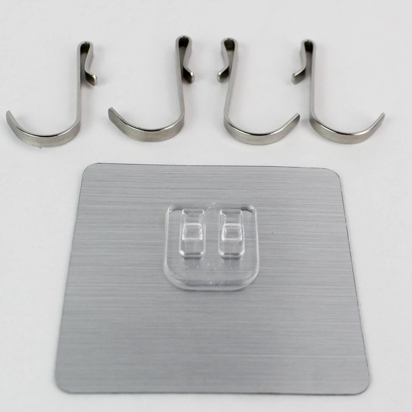 Yougai Sticky Wall Adhesive Shower Soap Dish & Hooks Set - Very Good Condition