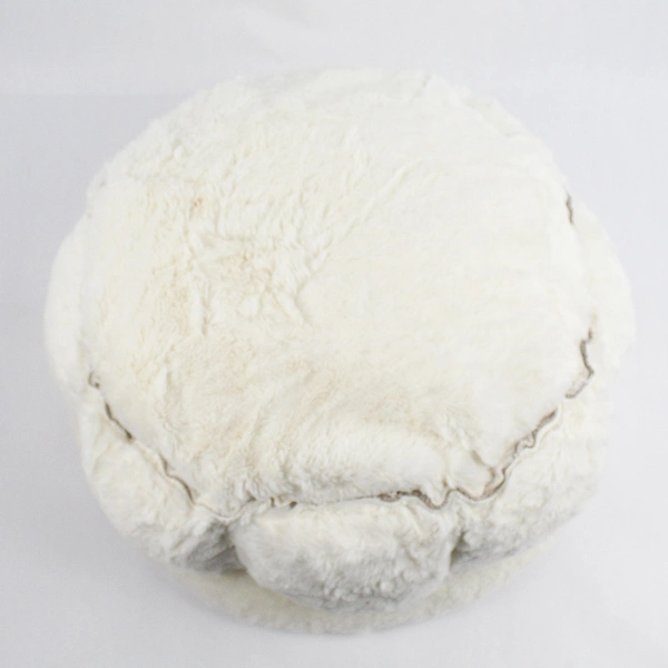 Best Friends by Sheri Pet Dog Bed, Small 16" White Faux Fur Machine Washable