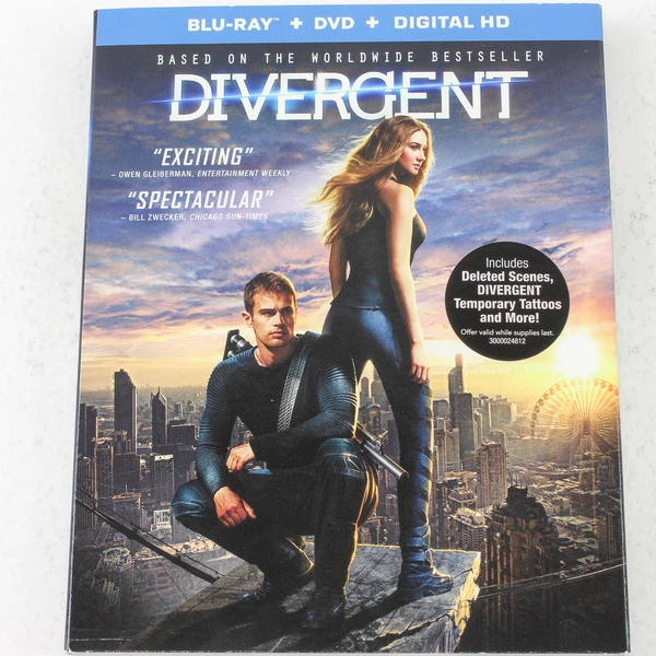 Divergent Blu-ray 2014 Kate Winslet Theo James Shailene Woodley - Pre-owned
