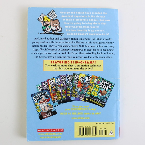 The Adventures of Captain Underpants by Dav Pilkey Paperback
