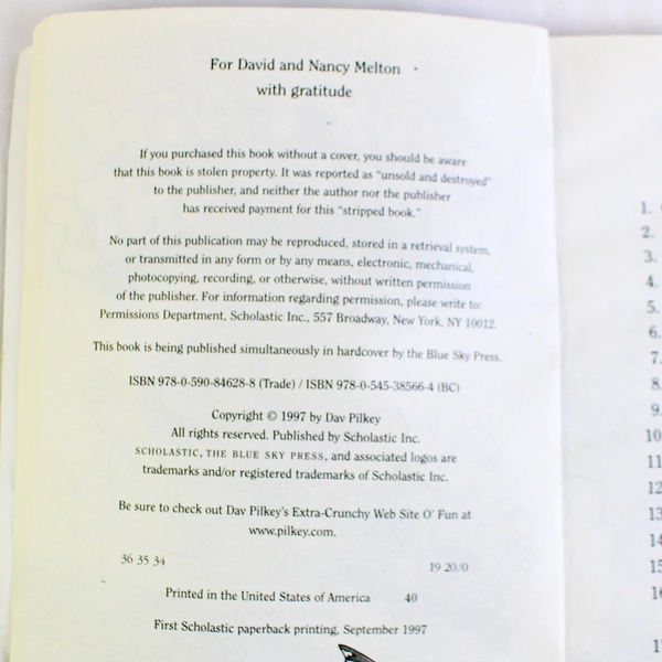 The Adventures of Captain Underpants by Dav Pilkey Paperback