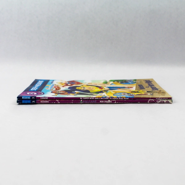 Lot of 2 Step Into Reading Step 3 Books Disney Fairies DC Super Hero Girls