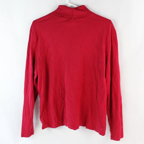 High Sierra Red Long-Sleeved Turtleneck Sweater Women's XL - Good Condition