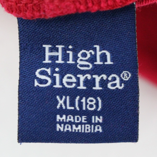 High Sierra Red Long-Sleeved Turtleneck Sweater Women's XL - Good Condition