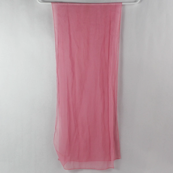 Lot of 2 Women's Scarves Beige Pink Lightweight Fabric for Crafting