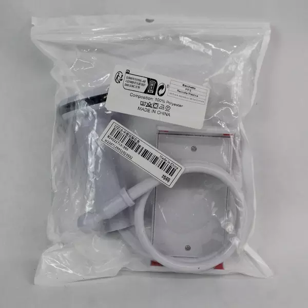 Adjustable White Plastic Cell Phone Holder Stand - Pre-Owned, Scratches