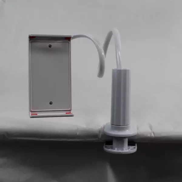 Adjustable White Plastic Cell Phone Holder Stand - Pre-Owned, Scratches