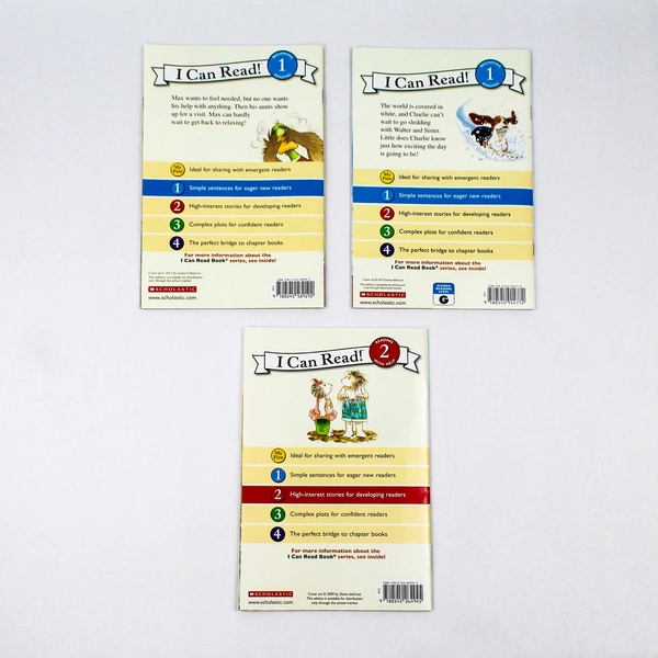 Lot Of 3 Scholastic I Can Read Books 2 Level 1 And 1 Level 2 Paperback