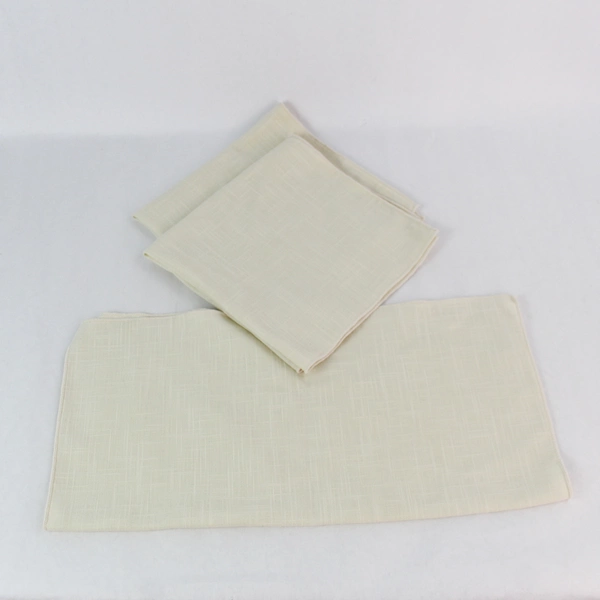 9 Piece Lot of Square Cloth Napkins for DIY Crafting - Pre-Owned, Stains