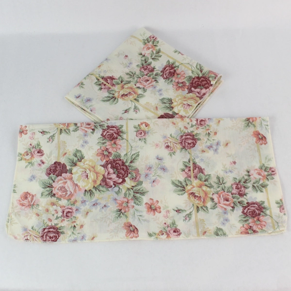 9 Piece Lot of Square Cloth Napkins for DIY Crafting - Pre-Owned, Stains