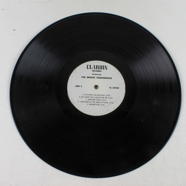 The Bright Tomorrows: A Wonderful World C-2104 Vinyl Record - Good Condition