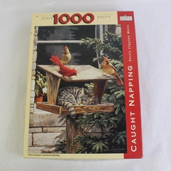 VTG 1996 Spilsbury Puzzle Co. Caught Napping 1000 Piece Jigsaw Puzzle