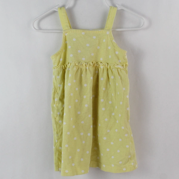 Lot of 2 Baby Girl's Dresses 12M Red & Yellow Polka Dots - Pre-Owned