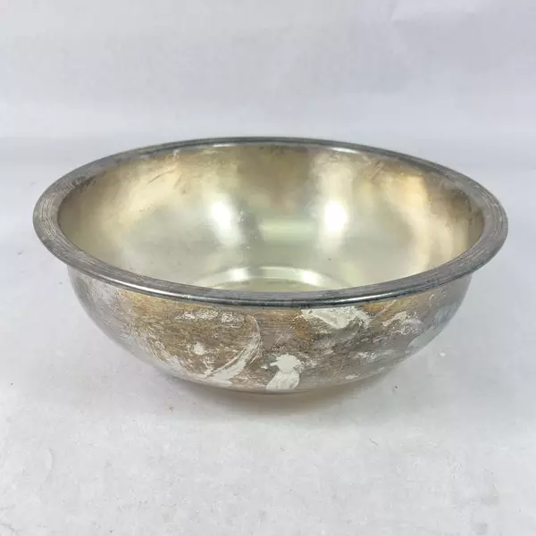 English Silver Mfg Corp 9" Silver Plate Bowl Vintage Charm Tarnished