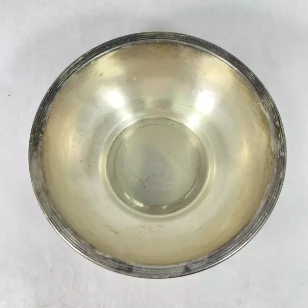 English Silver Mfg Corp 9" Silver Plate Bowl Vintage Charm Tarnished