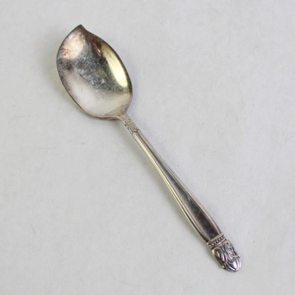 Vintage Holmes & Edwards Danish Princess Silver Plate Jelly Serving Spoon 