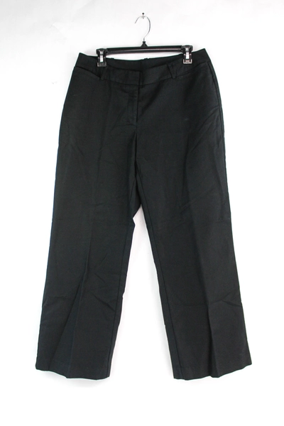 Worthington Women's Black Curvy Fit Dress Pants Size 12, Pre-owned