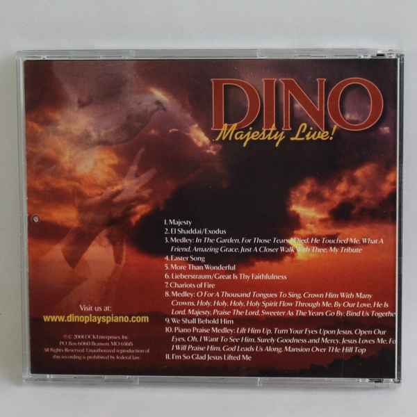 Dino Majesty Live DCK Enterprises Inc. CD 2001
