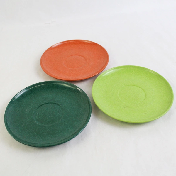 Lot of 3 Vintage Branchell Color Flyte Melmac Saucers