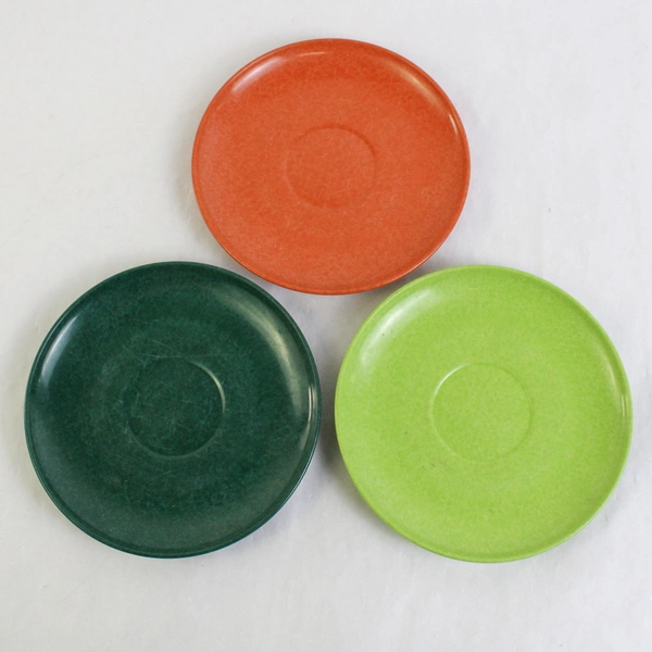 Lot of 3 Vintage Branchell Color Flyte Melmac Saucers