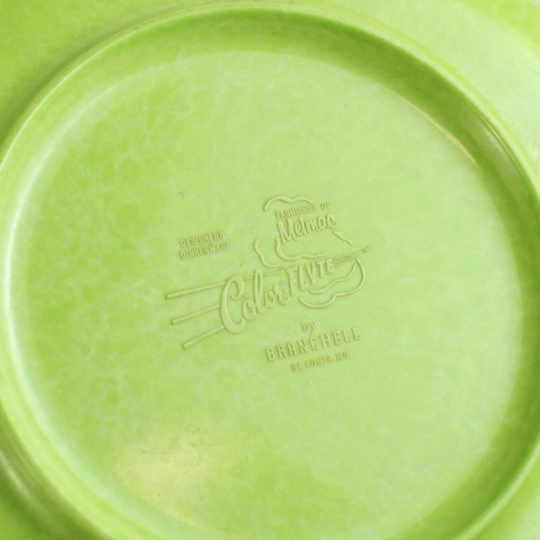 Lot of 3 Vintage Branchell Color Flyte Melmac Saucers