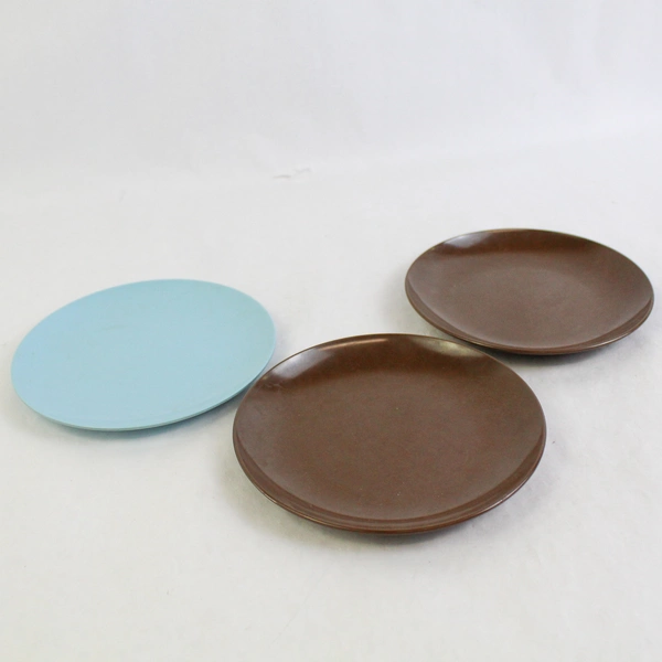 Lot of 3 Vintage Texas Ware Melamine Bread Plates