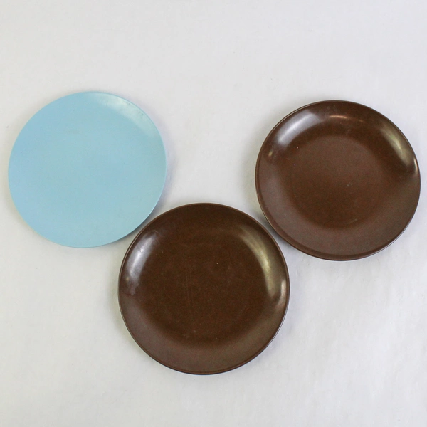 Lot of 3 Vintage Texas Ware Melamine Bread Plates