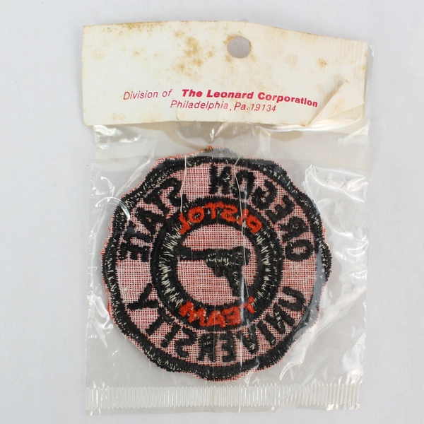 Vintage Sealed Swiss-Tex Oregon State University Pistol Team Sew On Patch 2.75"