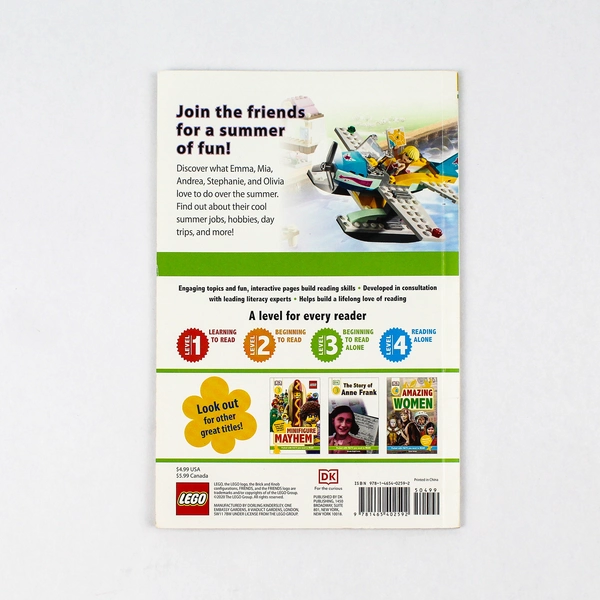 Summer Adventures by Catherine Saunders DK Reader Level 3 Lego Friends 2020 PB