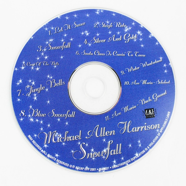Michael Allen Harrison - Snowfall CD (2001, MAH Records) - Pre-Owned