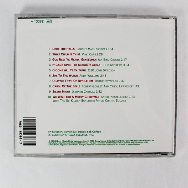 Christmas Carousel Holiday Music CD MCA Records 1992 Good Condition