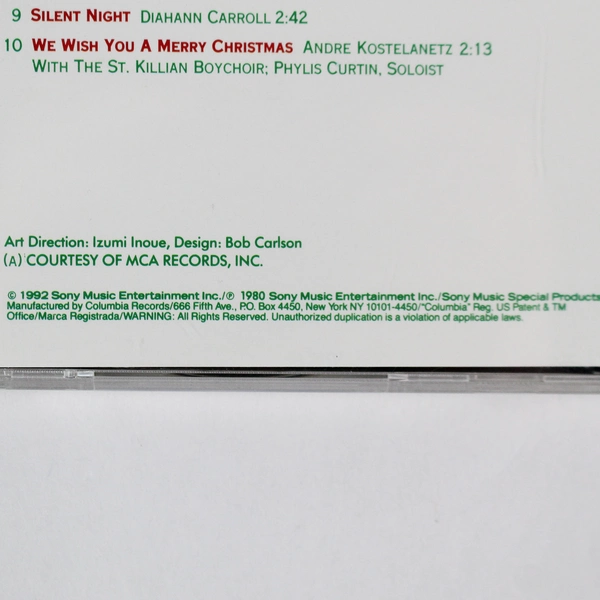 Christmas Carousel Holiday Music CD MCA Records 1992 Good Condition