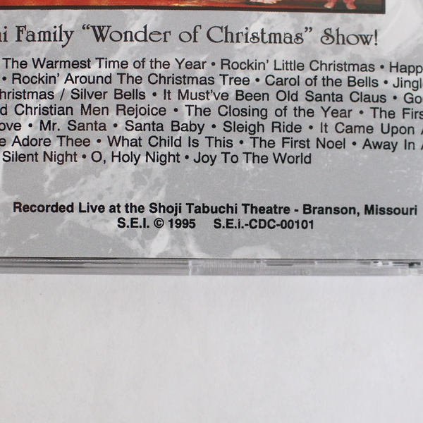 The Shoji Tabuchi Family "Wonder of Christmas" Show! CD, 1995