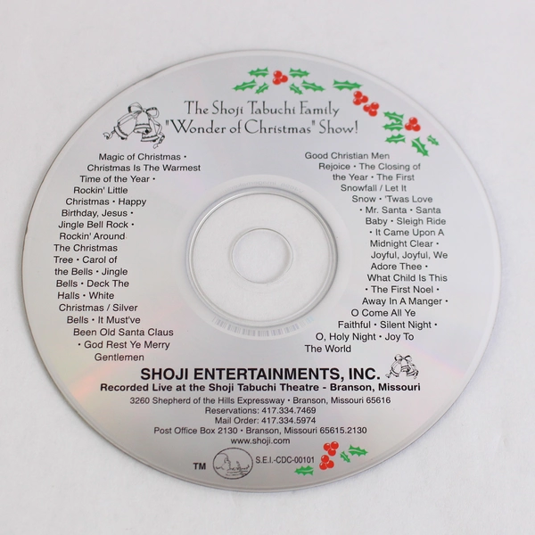 The Shoji Tabuchi Family "Wonder of Christmas" Show! CD, 1995