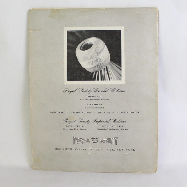 Vintage Hand Crochet For Babies by Royal Society Book No. 2 1943 Pattern Book