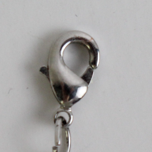 EloiseArt Silver-Tone Heart-Shaped Whine Glass & Bottle Necklace