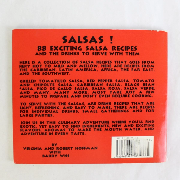 Salsas! 88 Exciting Salsa Recipes by Virginia and Robert Hoffman 1997 Paperback